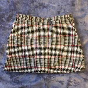 ‼️SOLD‼️Adorable houndstooth mini skirt / skort 🔲